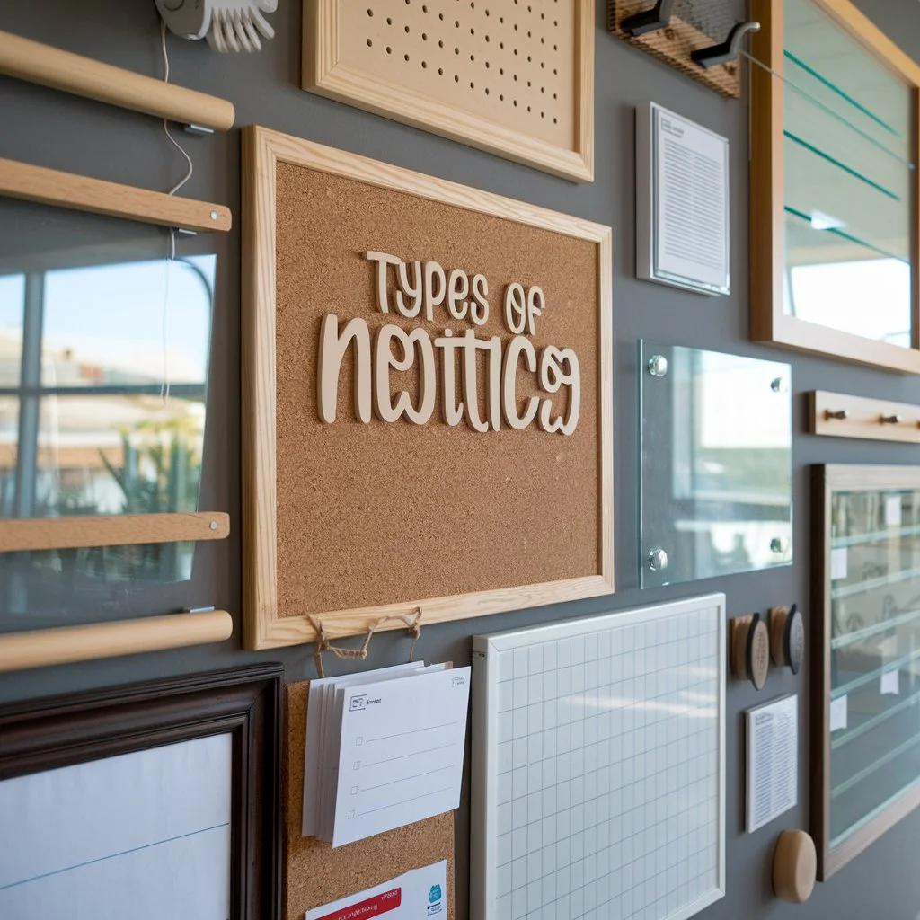 different types of notice boards