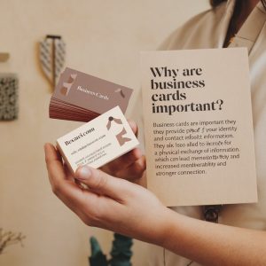 Why Are Business Cards Important