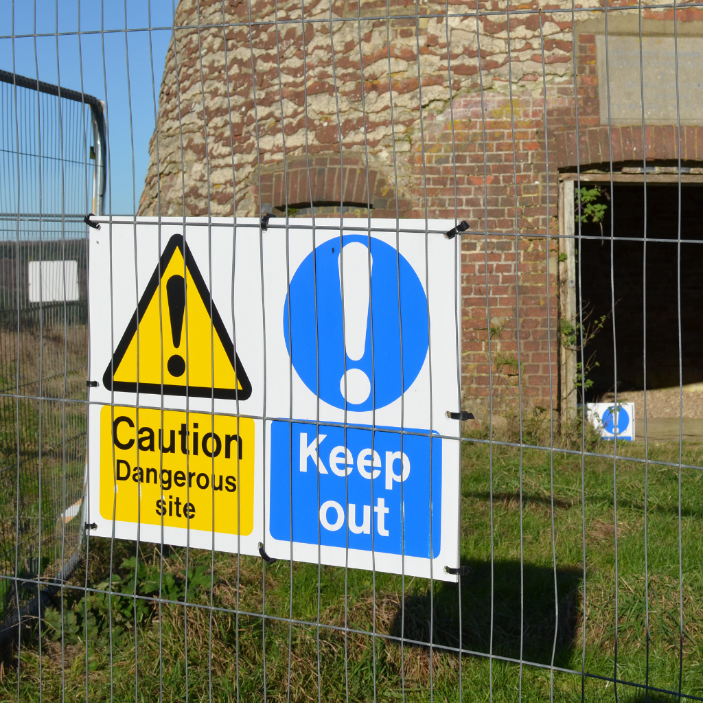 construction site safety signs