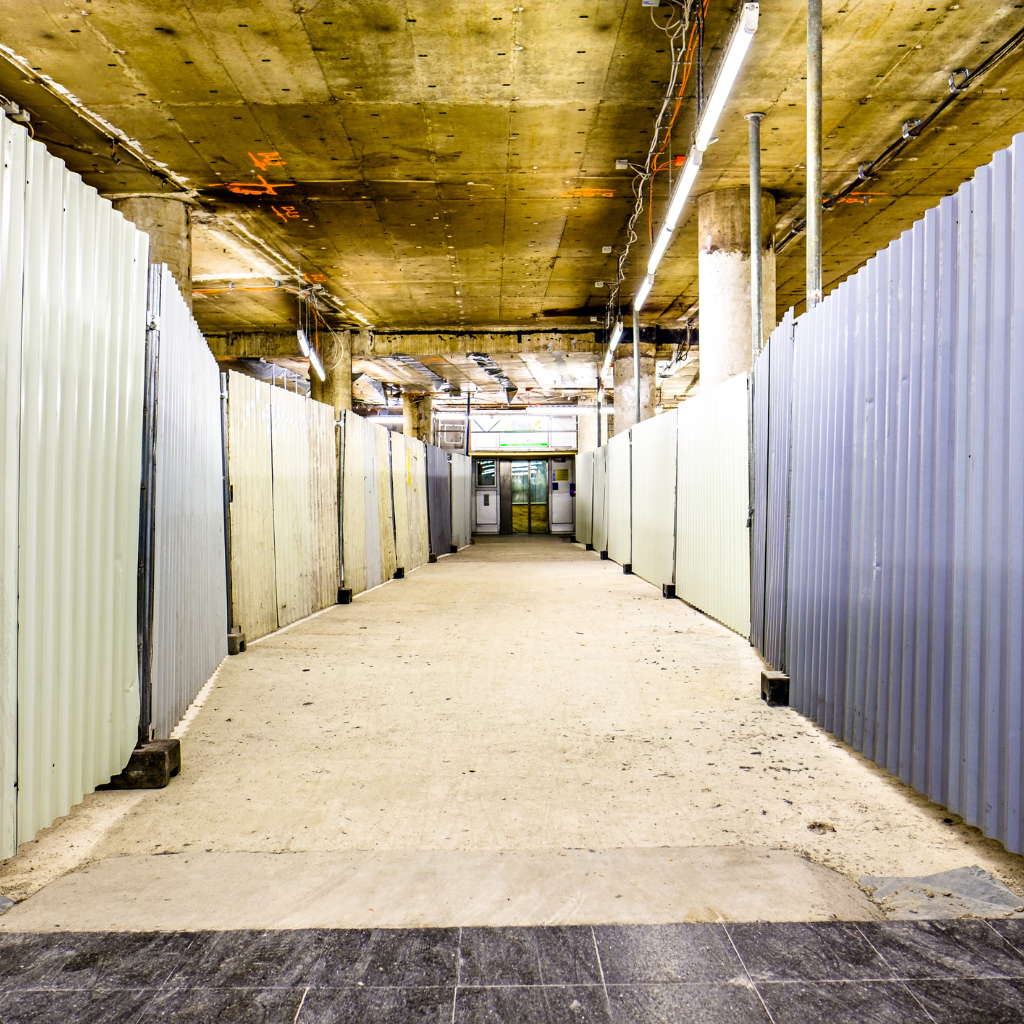 what is temporary hoarding