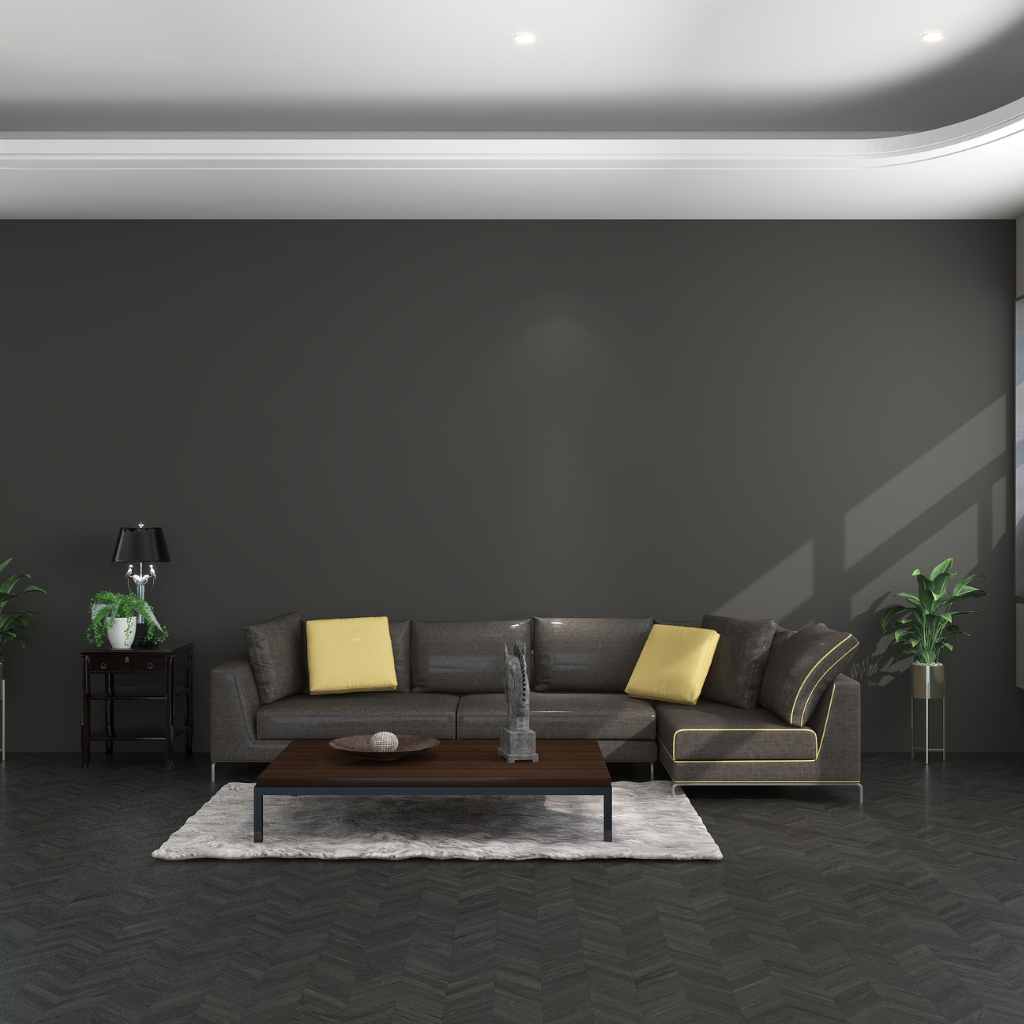 lounge room feature wall