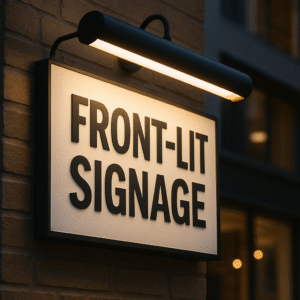 3d led front-lit sign