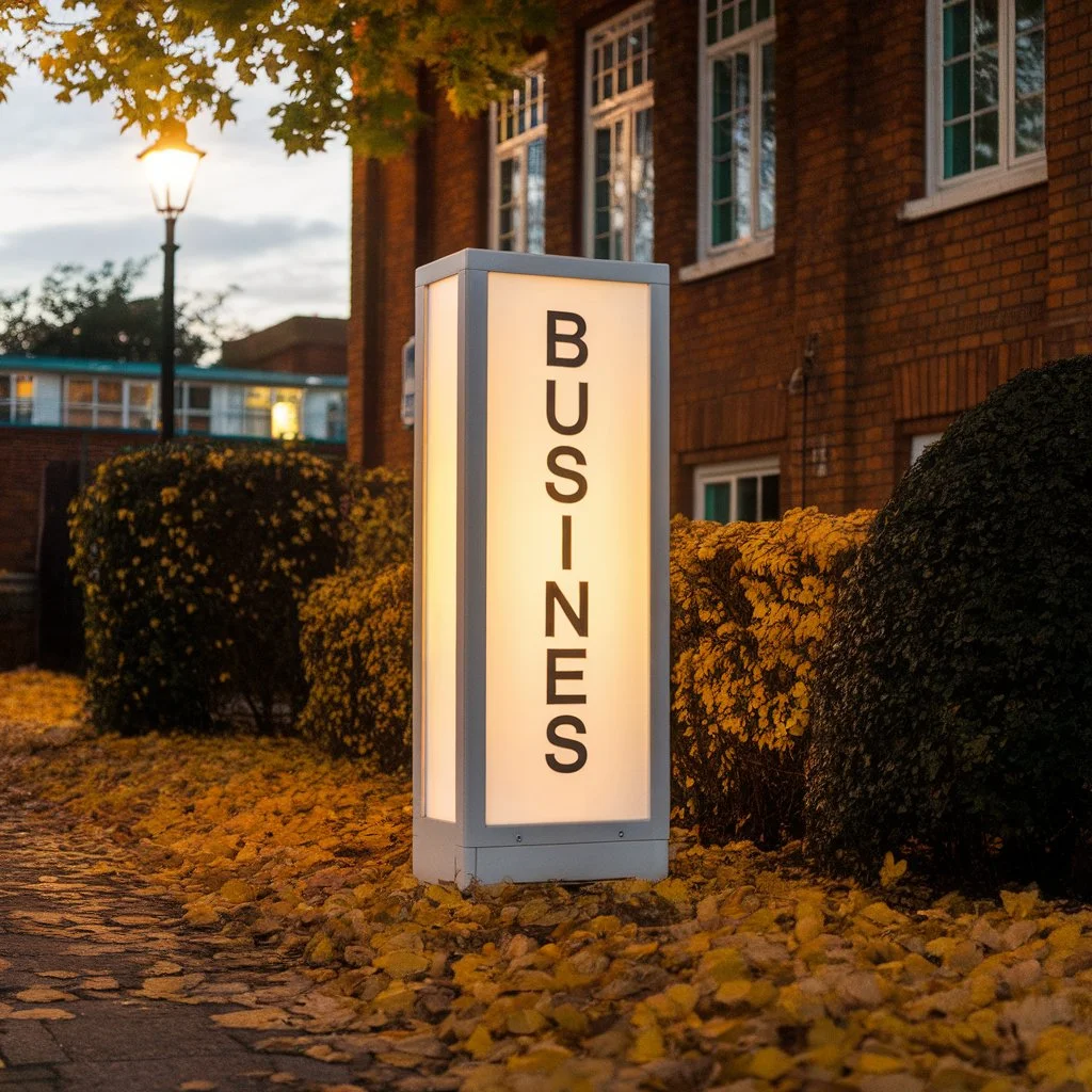 backlit flex board light on