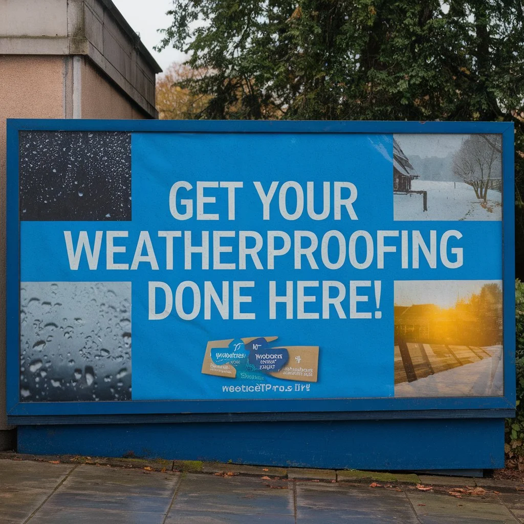 storm resistant advertising hoardings